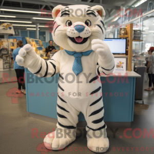 Cream Tiger mascot costume...