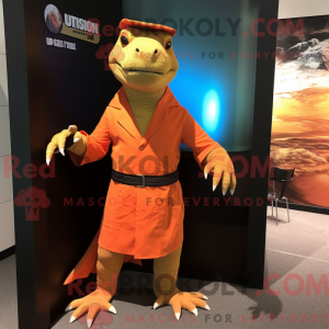 Oransje Komodo Dragon...