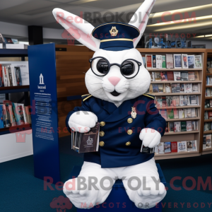 Navy Rabbit mascot costume...