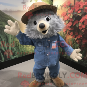 Hedgehog mascot costume...