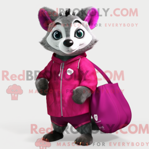 Magenta Civet maskot...