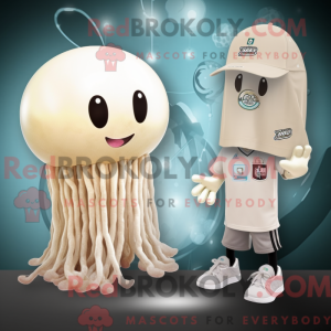 Beige vandmænd maskot...