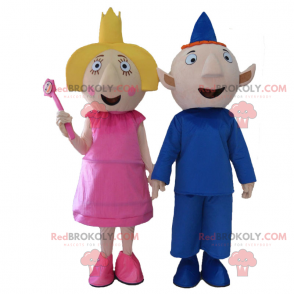 Character mascot - Fairy with a crown - Redbrokoly.com