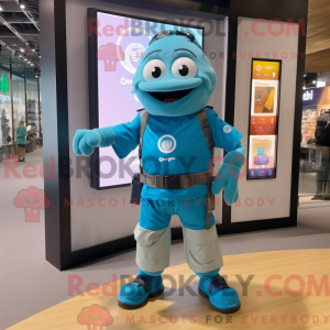 Máscara Cyan Anheng com...