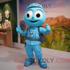 Personnage mascotte Cyan...