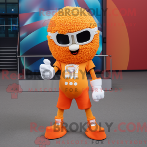 Orange Pop Corn mascot...