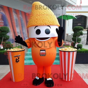 Postava maskota Orange Pop...