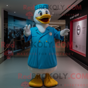 Costume mascotte Sky Blue...