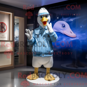 Disfraz de mascota Sky Blue...