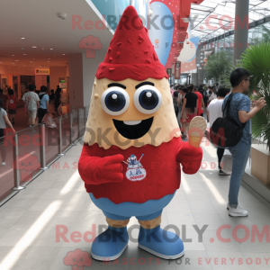 Personaggio mascotte cono...