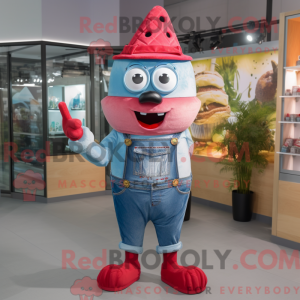 Red Ice Cream Cone maskot...