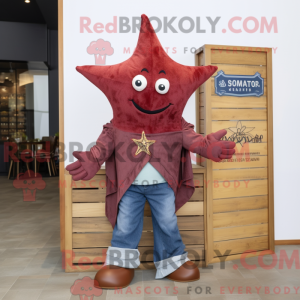 Personaggio mascotte Maroon...