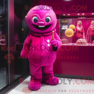 Magenta Dim Sum mascot...
