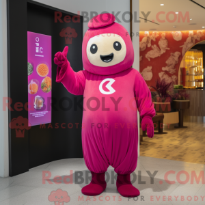 Disfraz de mascota Magenta...