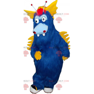 Mascotte de personnage - Dragon avec antennes - Redbrokoly.com