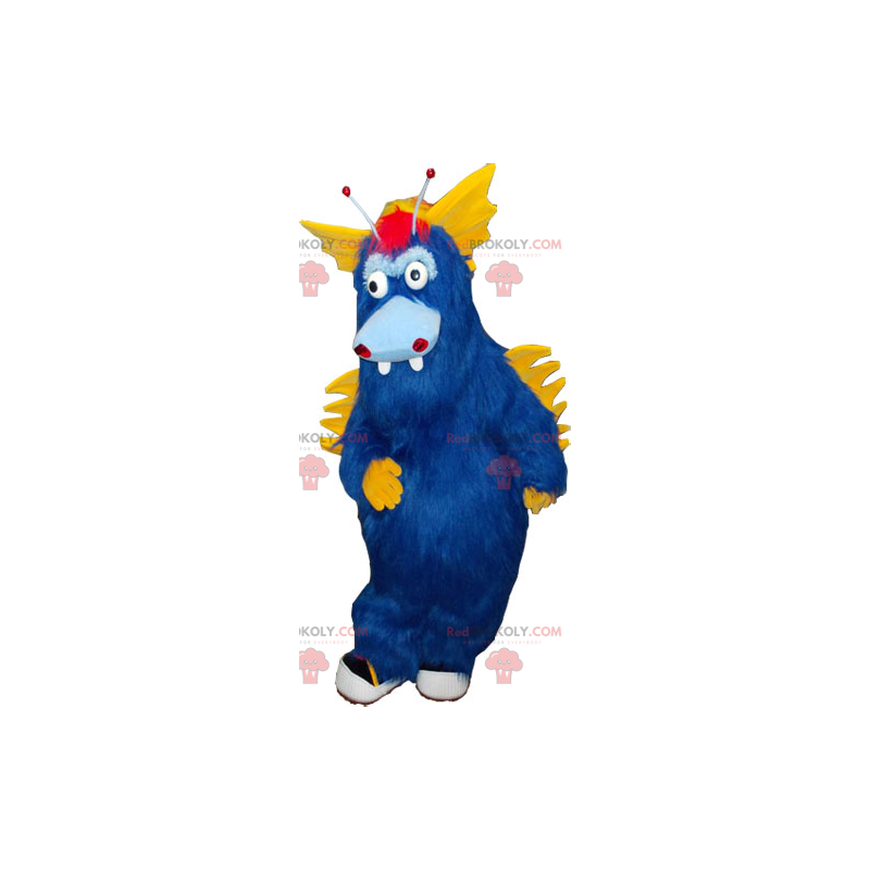 Mascote do personagem - Dragão com antenas - Redbrokoly.com Mascote do personagem - Dragão com antenas - Redbrokoly.com
