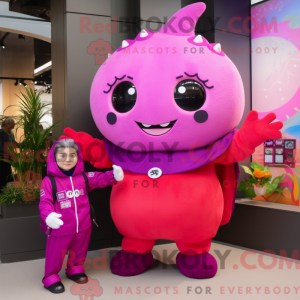 Magenta Dim Sum maskot...