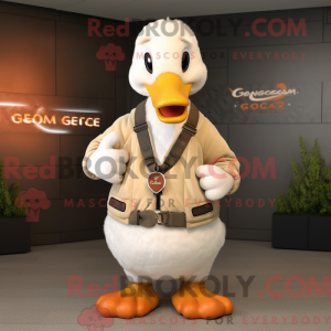 Máscara de Cream Geese com...