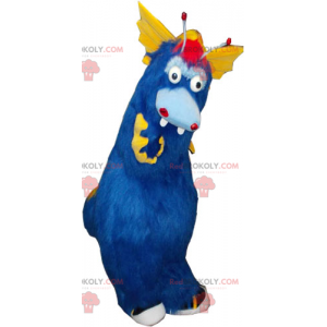 Mascota de personaje - Dragón con antenas - Redbrokoly.com