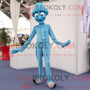 Postava maskota Sky Blue...