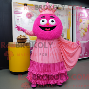 Pink Biryani maskot kostume...