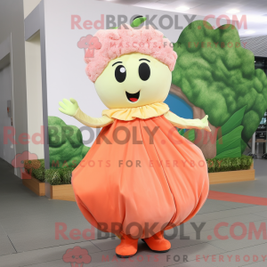 Peach blomkål mask drakt...