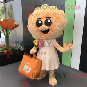 Peach blomkål mask drakt...