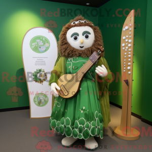 Olive Celtic Harp máscara...