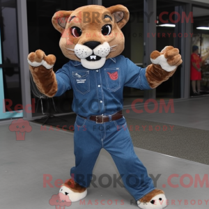 Disfraz de mascota del león...