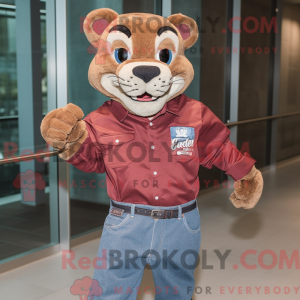 Costume de mascotte de lion...