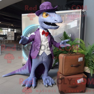 Lavendel Spinosaurus maskot...