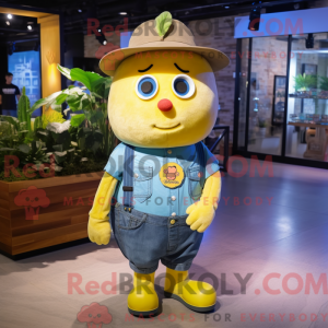 Lemon Yellow Potato mascot...