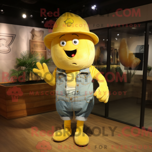 Lemon Yellow Potato mascot...