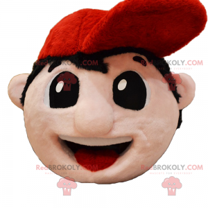 Maskot postavy - chlapec s čepicí - Redbrokoly.com