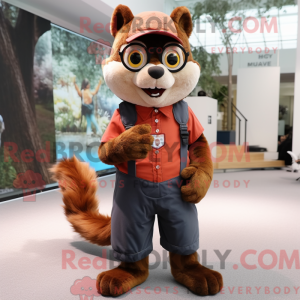 Brown Squirrel mascot...