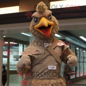 Tan Chicken Maskot...