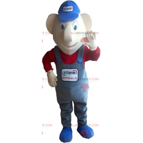Mascota de personaje - mecánico - Redbrokoly.com