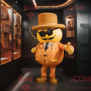 Goldener Kürbis Maskottchen...