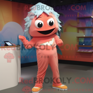 Peach Barracuda maskot...