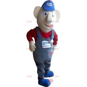 Karaktermaskot - Mekaniker - Redbrokoly.com