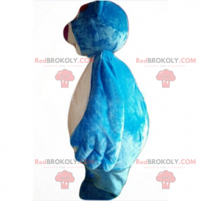 Mascote do personagem - urso azul - Redbrokoly.com