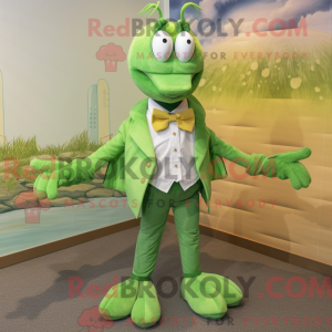 Green Shrimp Scampi mascot...