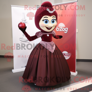 Maroon Hourglass...