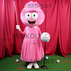Maskottchenkostüm Pinker...