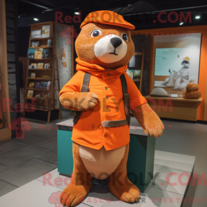 Figura de máscara de lontra...