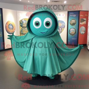 Teal Cucumber Maskottchen...