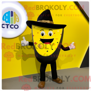 Gele Nachos-mascottekostuum...