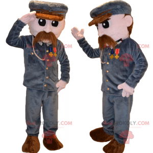 Character mascot - Soldier with mustache - Redbrokoly.com