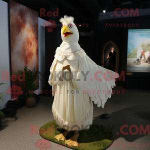 Tan Chicken Maskot kostyme...