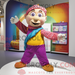 Acrobaat-mascottekostuum...